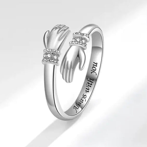 Mend.™ - Diamond Studded Hug Ring
