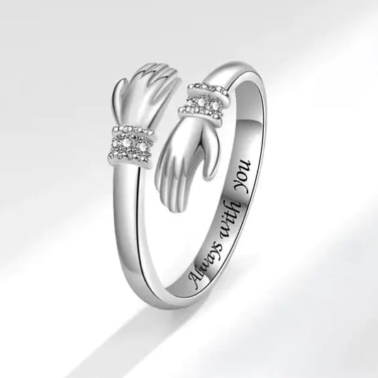 Mend.™ - Diamond Studded Hug Ring
